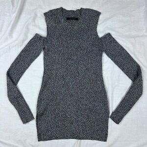 All Saints Bernt Open Shoulder Jumper Sweater Tunic Size 4